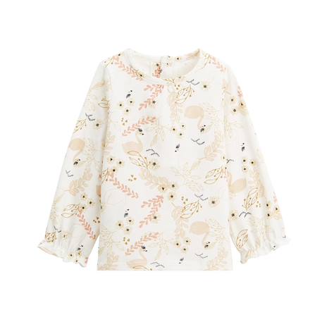Ensemble bébé robe en velours côtelé et t-shirt swan Ocre 5 - vertbaudet enfant 