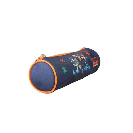 Toy story - trousse scolaire ronde - bleu - orange - garçon - 1 compartiment Bleu 2 - vertbaudet enfant 