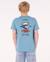T-shirt à manches courtes let's see the waves enfant Bleu tempête+Bleu vert+Noir 3 - vertbaudet enfant 