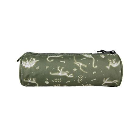 Trousse ronde garçon pol fox jurassic - maternelle - primaine - vert - motif dinosaure Vert 4 - vertbaudet enfant 