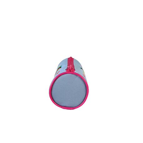 Vaiana - trousse scolaire ronde - bleu ciel - fille - 1 compartiment Bleu 3 - vertbaudet enfant 