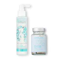 Puériculture-Petite parapharmacie-Duo in & out traitement anti chute cheveux renfort et pousse lotion 100 ml + complément 60 gélules 1 mois