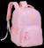 Marshmallow - sac à dos scolaire - compartiments platinum - rose irisé - fille Rose 3 - vertbaudet enfant 