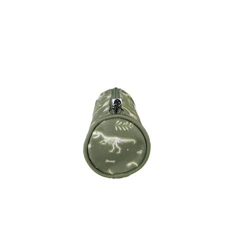 Trousse ronde garçon pol fox jurassic - maternelle - primaine - vert - motif dinosaure Vert 3 - vertbaudet enfant 