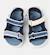 Sandales garçon ORUGA TWINS Blanc naturel+Bleu foncé 8 - vertbaudet enfant 
