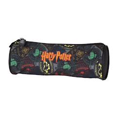 Trousse ronde harry potter color block 22 cm à fermeture zip - 1 compartiment  - vertbaudet enfant