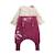 Turbulette d'hiver en velours avec pieds retroussables et manches amovibles mila Rose 2 - vertbaudet enfant 