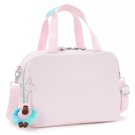 Sac lunch kipling miyo 25 cm - sac goûter ( palm) Bleu+Bleu Marine+Bleu océan+Floral+Gris Vert+Noir Jaune+Noir Rouge+Rose+Rose poudrée 34 - vertbaudet enfant 