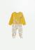 Pyjama bébé en velours petit loup Ocre 1 - vertbaudet enfant 