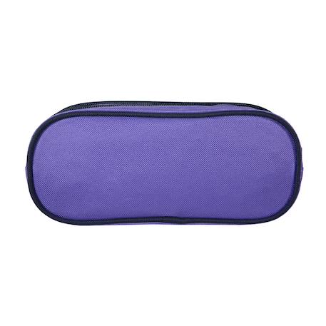 Lili lou - trousse scolaire rectangulaire - violet - fille - 2 compartiments Violet 4 - vertbaudet enfant 
