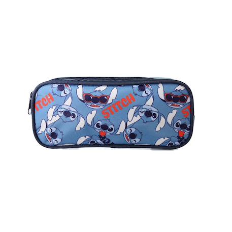 Stitch? Trousse scolaire - bleu - 2 compartiment Bleu 1 - vertbaudet enfant 