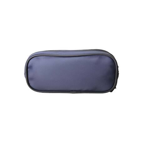 Offshore - trousse scolaire - marine - 2 compartiments zippé Bleu 4 - vertbaudet enfant 
