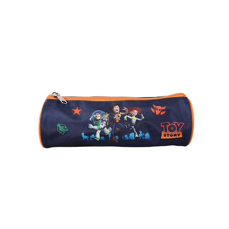 Toy story - trousse scolaire ronde - bleu - orange - garçon - 1 compartiment Bleu 1 - vertbaudet enfant 