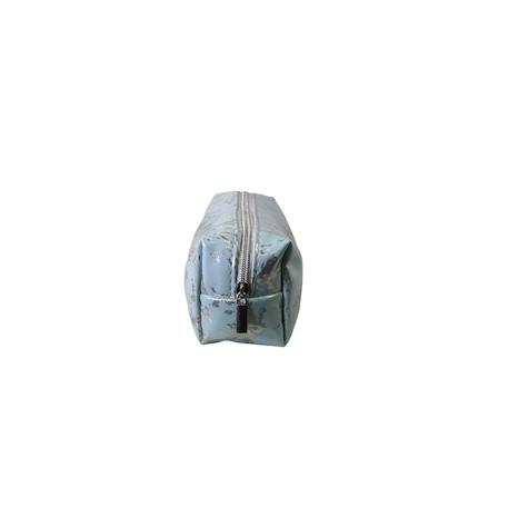 Trousse scolaire rectangulaire brillante - bleu - fille - 1 compartiment Bleu 3 - vertbaudet enfant 