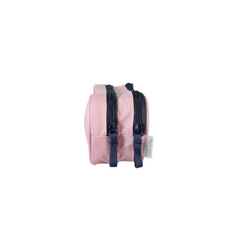 Phileas - trousse scolaire cygne - bleu/rose - fille - 2 compartiments zippé Bleu 3 - vertbaudet enfant 