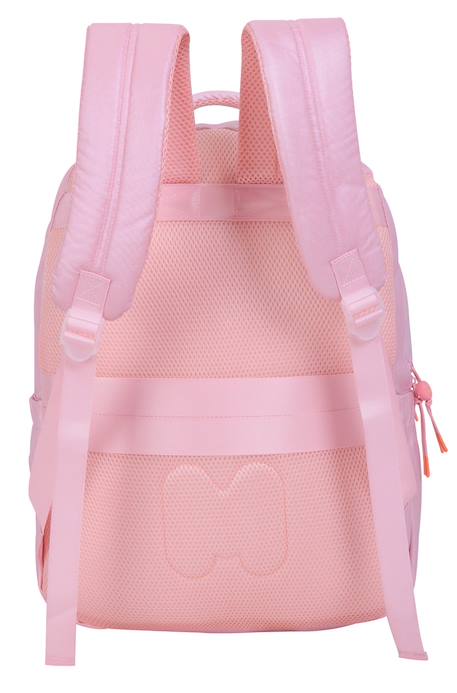 Marshmallow - sac à dos scolaire - compartiments platinum - rose irisé - fille Rose 4 - vertbaudet enfant 