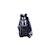 Cartable - roulettes 38 cm garçon pol fox shark réversible avec - compartiments - primaire - bleu marine avec motif requin Bleu 3 - vertbaudet enfant 