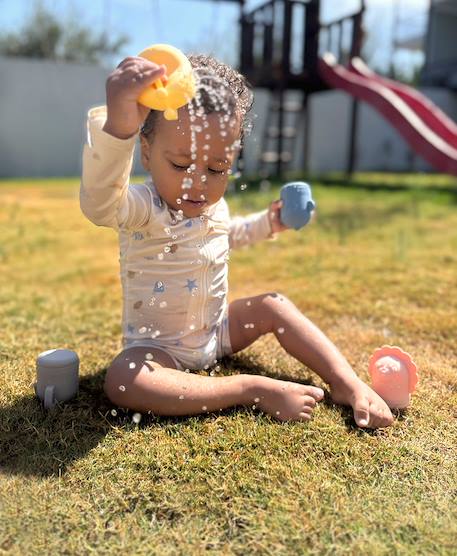 Jouets de bain en silicone Blanc 2 - vertbaudet enfant 
