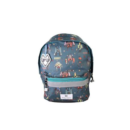 Garçon-Accessoires-Fourniture scolaire-Cartable-Sac à dos mini - garçon - pol fox robot - maternelle - bleu avec motif robot