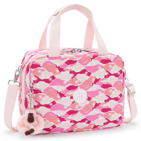 Sac lunch kipling miyo 25 cm - sac goûter ( palm) Bleu+Bleu Marine+Bleu océan+Floral+Gris Vert+Noir Jaune+Noir Rouge+Rose+Rose poudrée 30 - vertbaudet enfant 