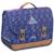Poids plume - cartable 35 cm primaire - marine fleuri - ultra léger Bleu 1 - vertbaudet enfant 