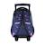 Bella sara - sac à dos - roulettes enfant - fille - bleu nuit - 2 compartiments Bleu 4 - vertbaudet enfant 