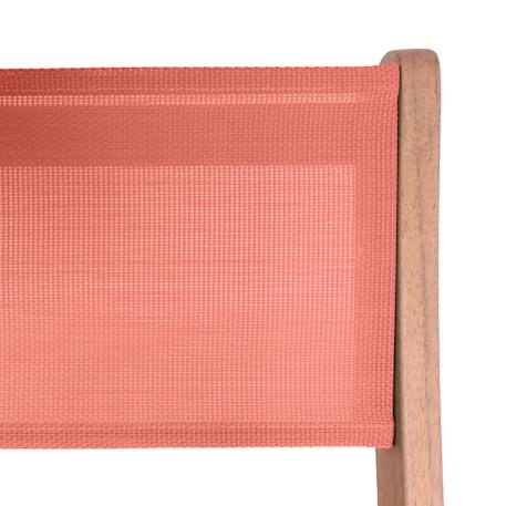 Table de jardin bistrot enfant bois d'acacia + 2 assises - elise Terracotta+Vert de gris 5 - vertbaudet enfant 