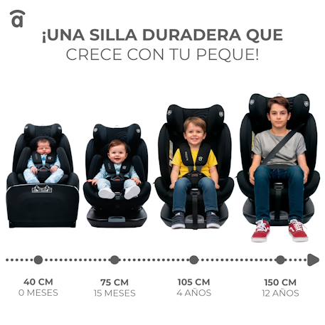 Siège d'auto austen 3 Gris 6 - vertbaudet enfant 
