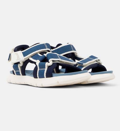 Sandales garçon cuir ORUGA Blanc bleu+Blanc rouge+Bleu blanc 13 - vertbaudet enfant 