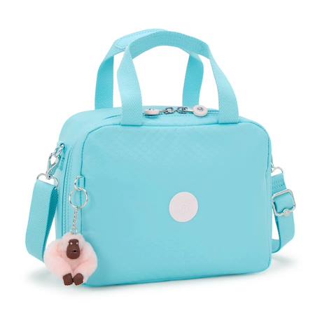 Sac lunch kipling miyo 25 cm - sac goûter ( palm) Bleu+Bleu Marine+Bleu océan+Floral+Gris Vert+Noir Jaune+Noir Rouge+Rose+Rose poudrée 2 - vertbaudet enfant 