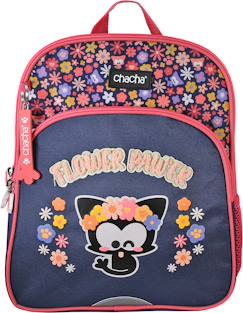 -Chacha - sac à dos mini scolaire - fille - bleu/rose - 1 compartiment