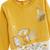 Pyjama bébé en velours petit loup Ocre 3 - vertbaudet enfant 