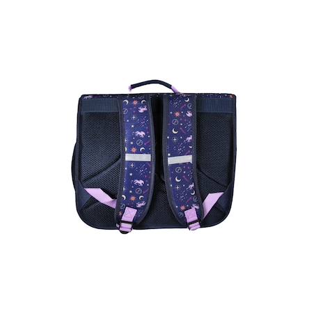 Bella sarra - cartable 38 cm bella sara celeste - fille - bleu nuit - 2 compartiments Bleu 4 - vertbaudet enfant 