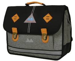 -Poids plume - Cartable scolaire 38 cm newlight - noir gris - enfant primaire