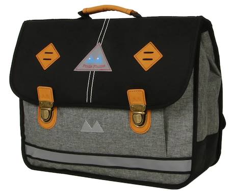 Garçon-Accessoires-Fourniture scolaire-Cartable-Poids plume - Cartable scolaire 38 cm newlight - noir gris - enfant primaire