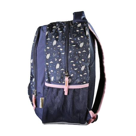 Harry potter - sac à dos enfant - bleu nuit - 2 compartiments Bleu 3 - vertbaudet enfant 