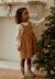 Ensemble bébé robe en velours côtelé et t-shirt swan Ocre 1 - vertbaudet enfant 