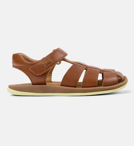 Sandales fille cuir BICHO Bleu marine+Marron moyen+Vert moyen 7 - vertbaudet enfant 