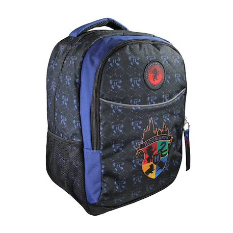 Harry potter - sac à dos scolaire enfant - bleu/noir - 2 compartiments Bleu 2 - vertbaudet enfant 