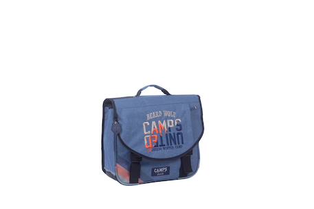 Camps - cartable scolaire 38 cm - garçon - bleu - 2 compartiments Bleu 1 - vertbaudet enfant 