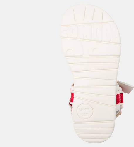 Sandales garçon cuir ORUGA Blanc bleu+Blanc rouge+Bleu blanc 11 - vertbaudet enfant 