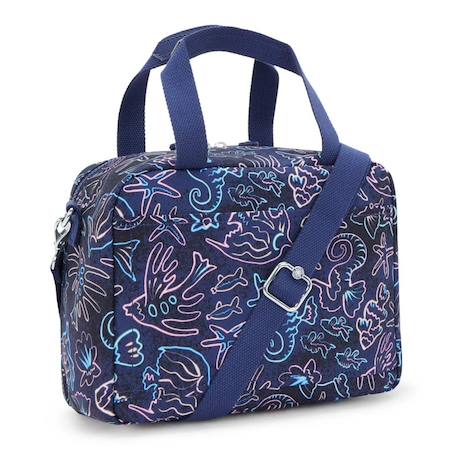 Sac lunch kipling miyo 25 cm - sac goûter ( palm) Bleu+Bleu Marine+Bleu océan+Floral+Gris Vert+Noir Jaune+Noir Rouge+Rose+Rose poudrée 8 - vertbaudet enfant 