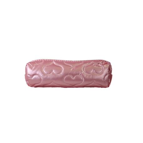 Trousse scolaire rectangulaire - rose motif c?ur - fille - 1 compartiment Violet 4 - vertbaudet enfant 