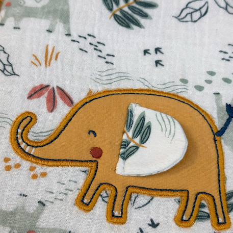 Protège carnet de santé hawaiki Ecru 5 - vertbaudet enfant 
