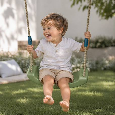 Balançoire plastique pour enfants à partir de 3 ans vert pâle 4 - vertbaudet enfant 