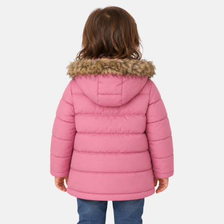 Manteau fille Rose 3 - vertbaudet enfant 