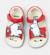 Sandales cuir BICHO FW TWINS Rouge moyen 3 - vertbaudet enfant 