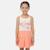 Robe  fille imprimé logo col rond Corail 1 - vertbaudet enfant 