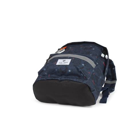 Sac à dos mini garçon pol fox robot - maternelle - bleu marine avec motif robot Bleu 4 - vertbaudet enfant 
