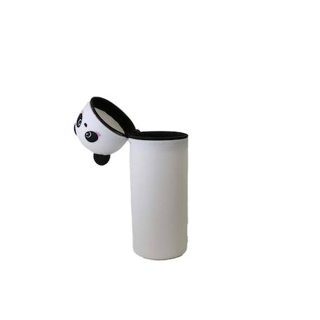 Trousse scolaire cylindrique panda - blanc - fille - 1 compartiment Blanc 2 - vertbaudet enfant 